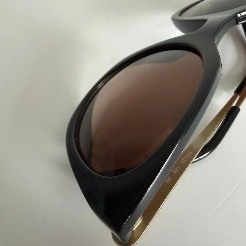 Michael Kors Cape Cod Oversized Sunglasses Black Gold